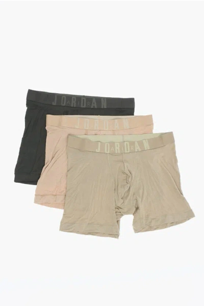 Nike Solid Colour 3 Pairs Of Boxers Set In Multi