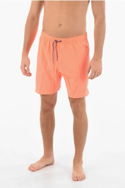 Nike Solid Color Boxer Swimsuit In Neutral