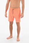 Nike Solid Color Boxer Swimsuit S Standard Size In Orange