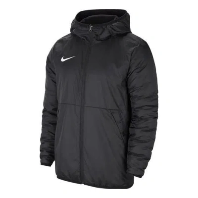 Nike Solid Color Hooded Long Sleeves Jacket Black