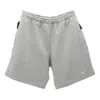 Nike Solid Color Logo Straight Loose Casual Shorts Unisex Gray