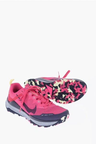 Nike Solid Color React Wildhorse Low-top Sneakers With Contrast L In Black