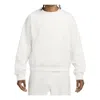 Nike Men's Solo Swoosh Fleece Crew In White