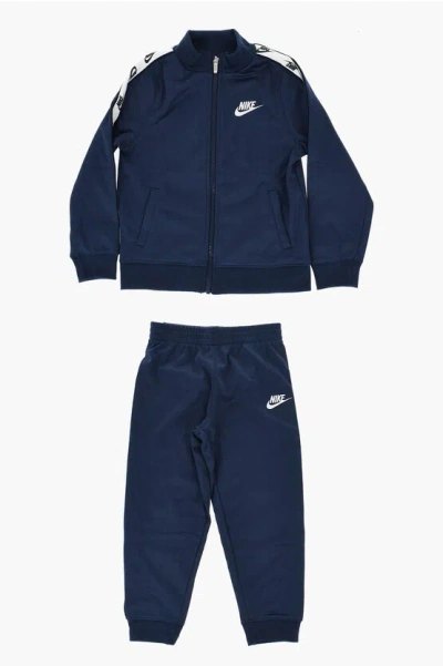 Nike Solid Color Sweatshirt And Joggers Set With Logoed Side Band