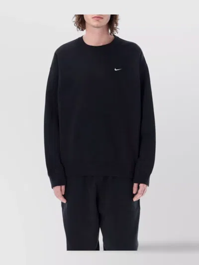 Nike Black Solo Swoosh Heavyweight Sweatshirt