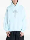 Nike Solo Swoosh Fleece Hoodie In Blue