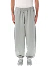 Nike Oversized French Terry Pants In Gray