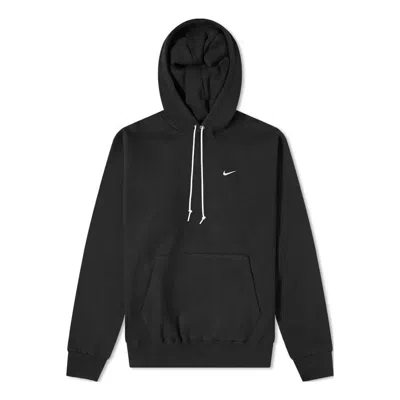 Nike Solo Swoosh Hoodie In Black