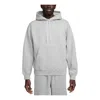 Nike Men's Solo Swoosh Fleece Pullover Hoodie In Gray