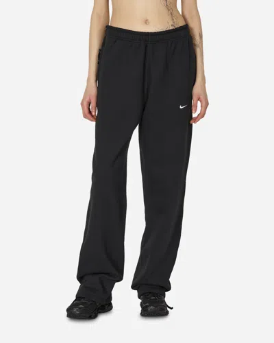 Nike Solo Swoosh Fleece Sweatpants Black In Multicolor