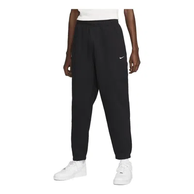 NIKE NIKE SOLO SWOOSH FLEECE TROUSERS 'BLACK'