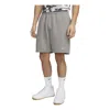 Nike Solo Swoosh French Terry Shorts 'grey' In Gray