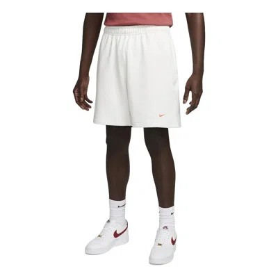 Nike Solo Swoosh French Terry Shorts 'white'
