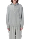 Nike Solo Swoosh Zip Hoodie In Gray