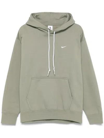 Nike Solo Swoosh Hoodie In Green