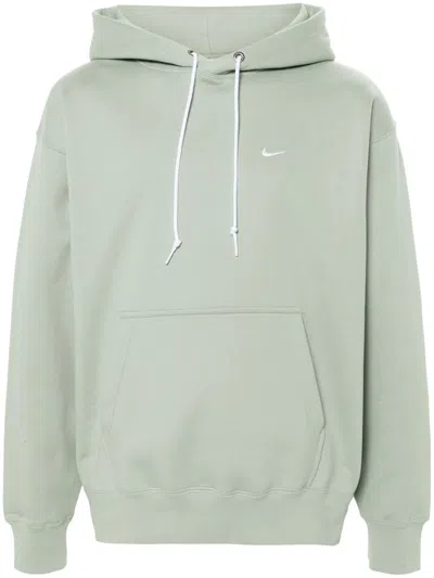 Nike Solo Swoosh Hoodie In Jade