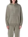 Nike Solo Hoodie Kangaroo Pocket In Light Army