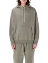 Nike Solo Hoodie Kangaroo Pocket In Light Army