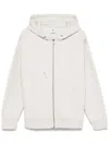 Nike Solo Swoosh Zippered Hoodie In Gray
