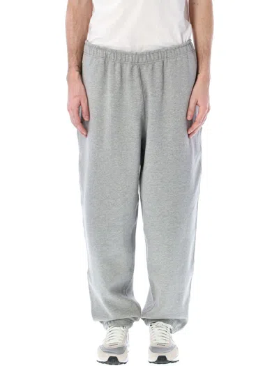Nike Solo Swoosh Jogging Pants In Dk Grey Heather