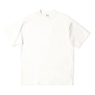 Nike Solo Swoosh Mens T-shirt Printing Logo Solid Color Round Neck Short Sleeve White