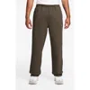 Nike Solo Swoosh Open Hem Fleece Sweatpants In Multi
