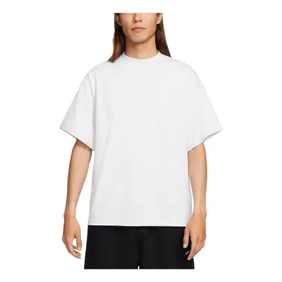 NIKE NIKE SOLO SWOOSH SHORT-SLEEVE HEAVYWEIGHT TOP 'WHITE'