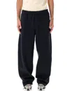 Nike Solo Swoosh Wide Leg Jogging In Black