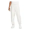 Nike White Sportswear Solo Swoosh Lounge Pants In White