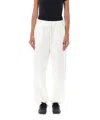 Nike Swoosh-embroidered Track Pants In White