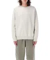 Nike Solo Swoosh Crewneck Sweatshirt White In Beige