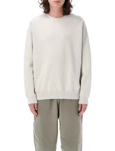 Nike Solo Swoosh Relaxed Fit Crewneck In Beige