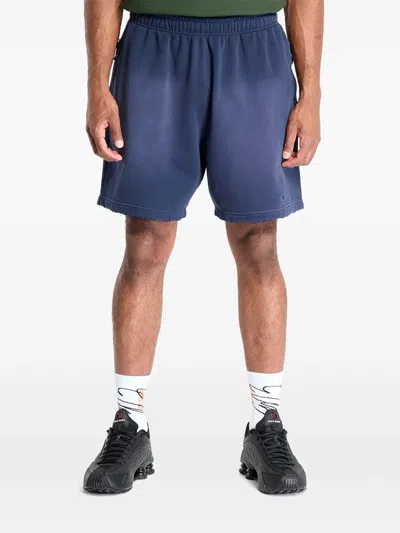 Nike Solo Swoosh Track Shorts In Blue