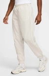 Nike Men's Solo Swoosh Track Pants In Light Bone/white