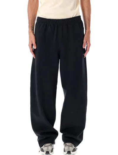 Nike Solo Swoosh Wide Leg Jogging In Black
