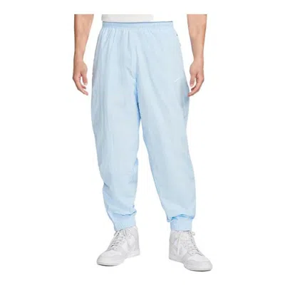 Nike Solo Swoosh Woven Track Pant 'light Blue'