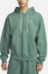 Nike Men's Solo Swoosh Full-zip Hoodie In Bicoastal/ White
