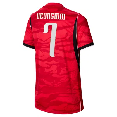 Nike Son Heung-min South Korea National Team 2026 Stadium Home Big Kids'  Dri-fit Soccer Jersey In Red