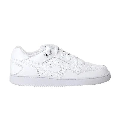 Pre-owned Nike Son Of Force Gs 'triple White'