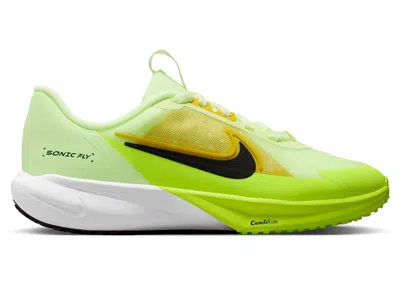 Pre-owned Nike Sonic Fly Barely Black Sneakers In Barely Volt/bright Citron