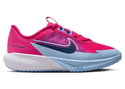 Pre-owned Nike Sonic Fly Blue Void Sneakers In Rush Pink/university Blue/aluminum