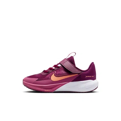 Nike Babies' Sonic Fly Little Kids' Running Shoes In Red