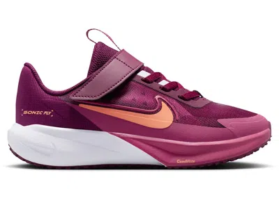 Pre-owned Nike Sonic Fly Marrakesh Sneakers In Bordeaux/white/sweet Beet