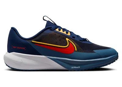 Pre-owned Nike Sonic Fly Picante Red Sneakers In Midnight Navy Blue/laser Orange/vast Grey In Multi