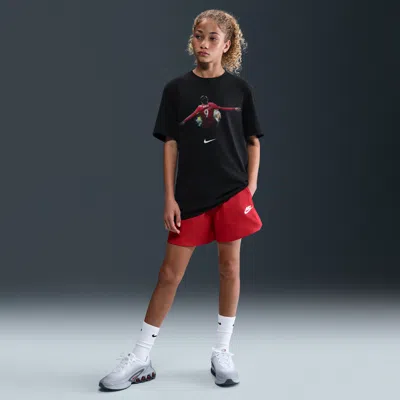 Nike Sophia Wilson "so Win" Big Kids'  Soccer T-shirt In Black