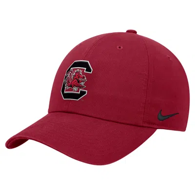 Nike South Carolina Sideline Club  Unisex College Adjustable Hat In Red