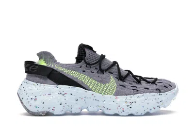 Pre-owned Nike Space Hippie 04 Grey (women's) Sneakers In Wolf Grey/volt/black In Multi