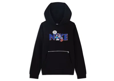 Pre-owned Nike Space Jam A New Legacy Big Kids Drifit Hoodie In Black
