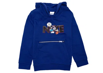Pre-owned Nike Space Jam A New Legacy Big Kids Drifit Hoodie In Purple