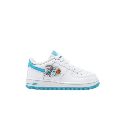 Pre-owned Nike Space Jam X Air Force 1 '06 Td 'hare' | White | Infant Size 3